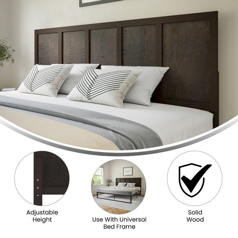 Taylor & Logan Oakley Solid Wood Panel Headboard