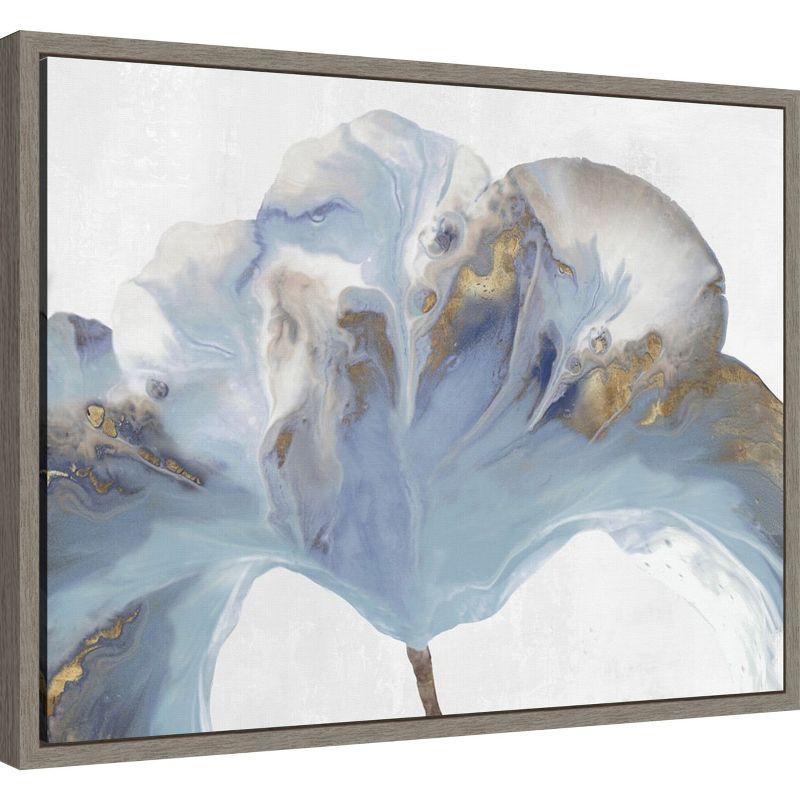 Amanti Art Space Inside I (Grey Flower) by Eva Watts Canvas Wall Art Print Framed 24 x 18-in.