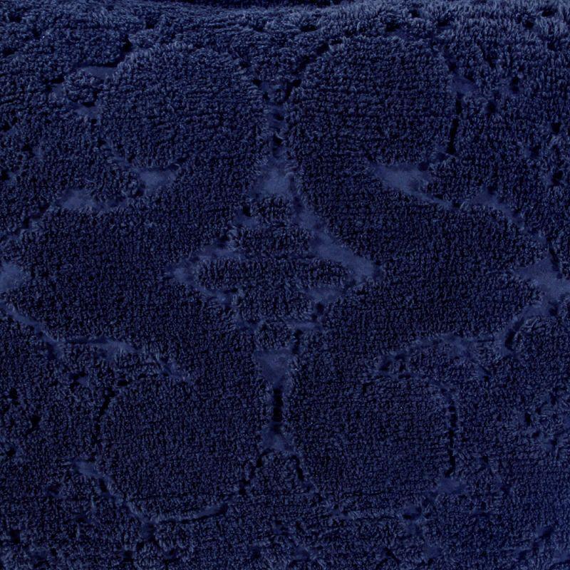 King Ashton Collection 100% Cotton Tufted Unique Luxurious Medallion Design Bedspread Navy - Better Trends