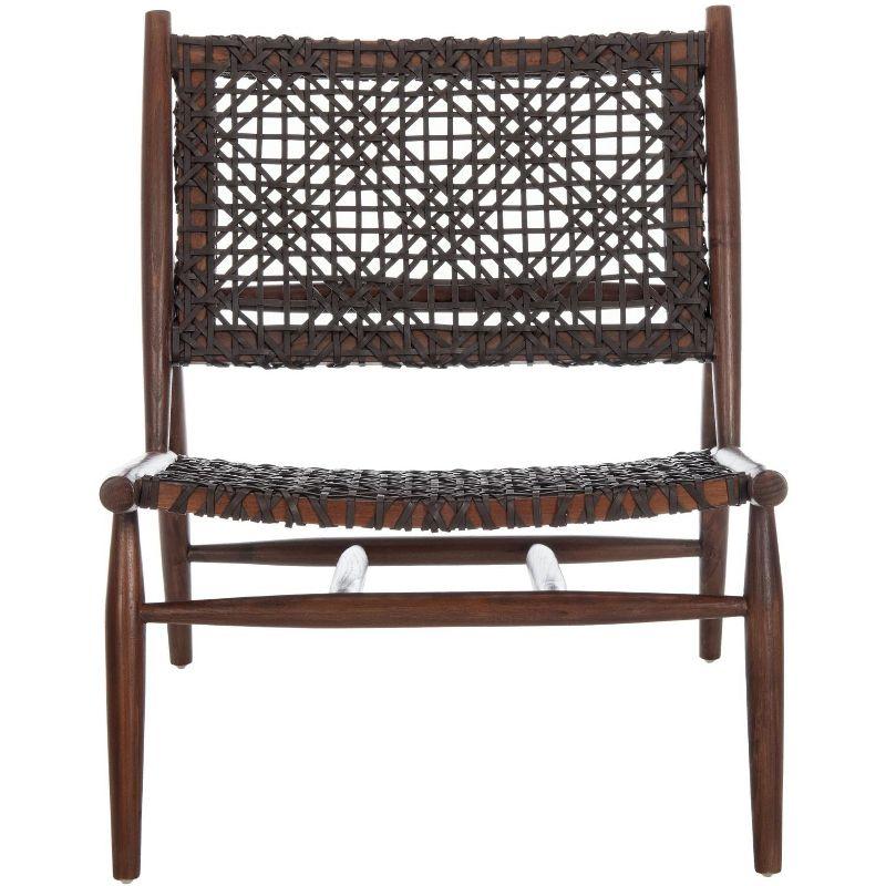 Soleil Accent Chair - ACH1001 - Brown/Brown - Safavieh