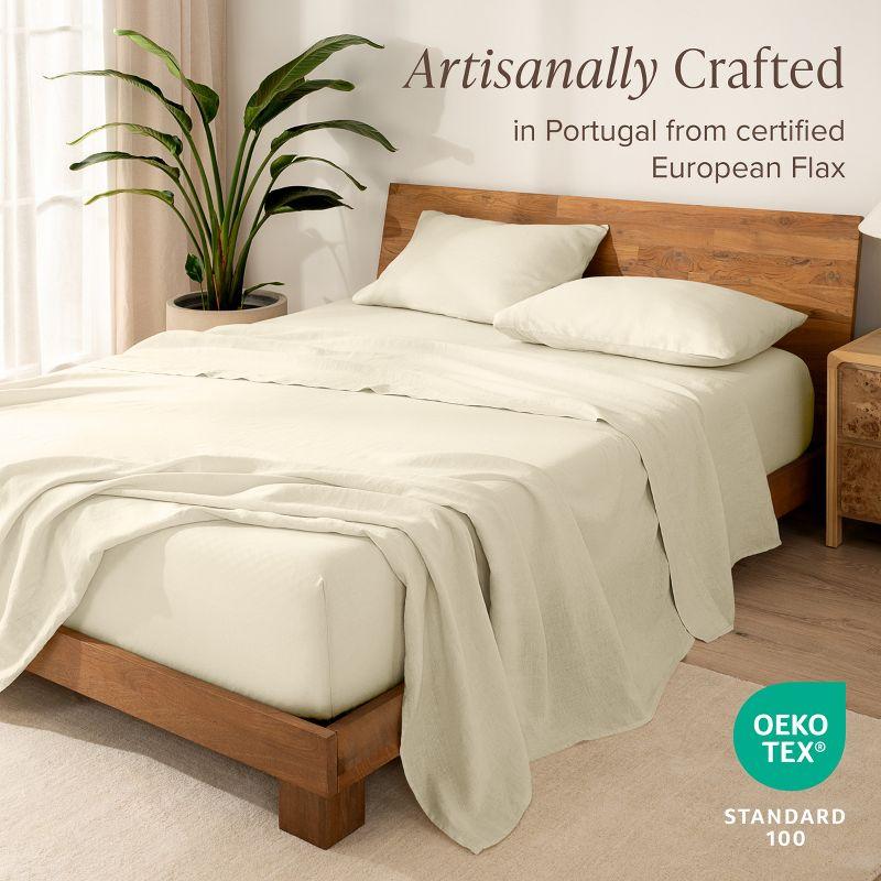 Bare Home 100% Linen Sheet Set