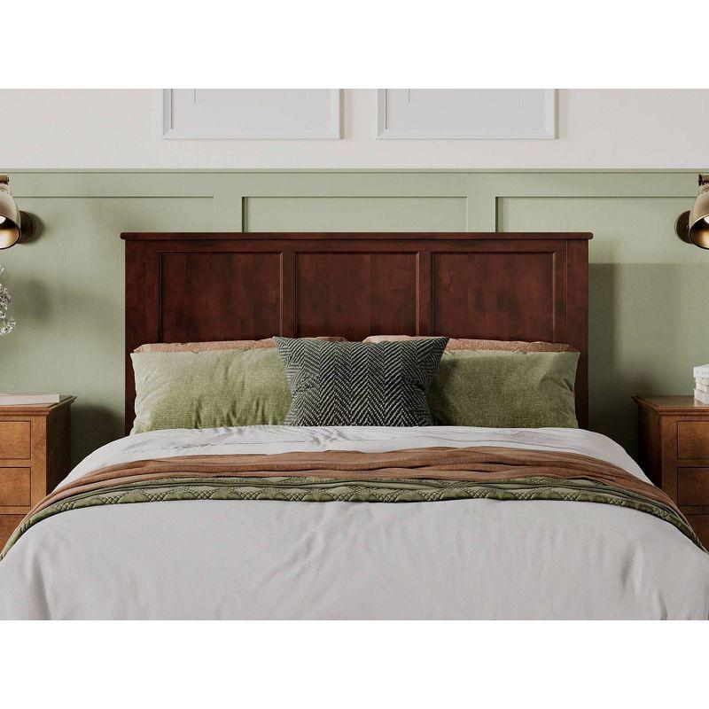 Queen Walnut Wood Panel Madison Headboard