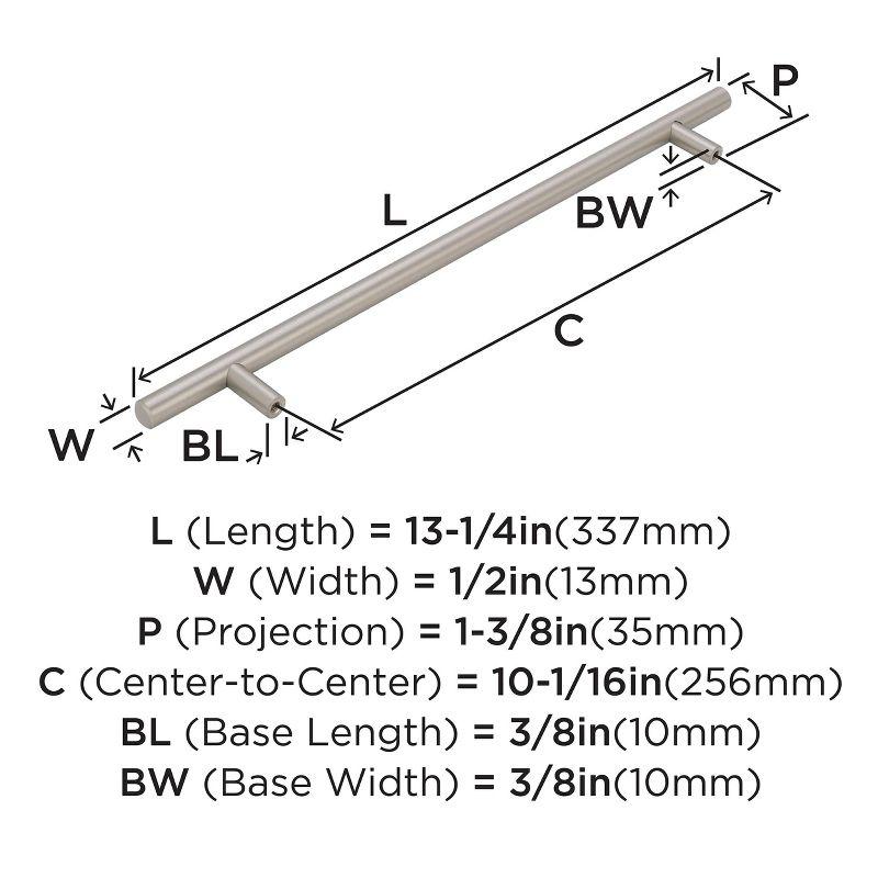 Wayfair Basics® Bar Pulls 10 1/16" Center to Center Bar Pull