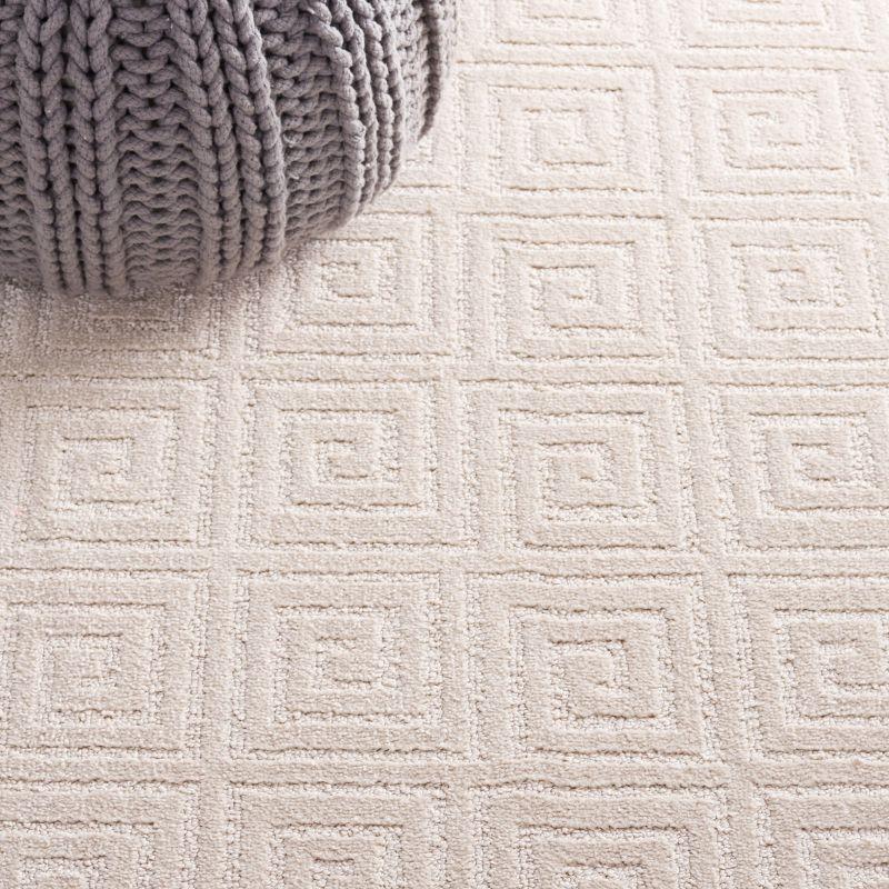 Pattern and Solid PNS412 Power Loomed Area Rug - Ivory - 9'x13' - Safavieh.