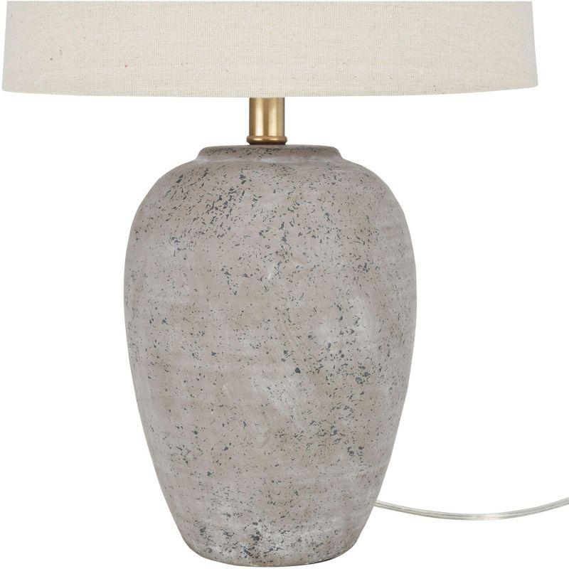 23" Farmhouse Ceramic Urn Pot Table Lamp - Nourison