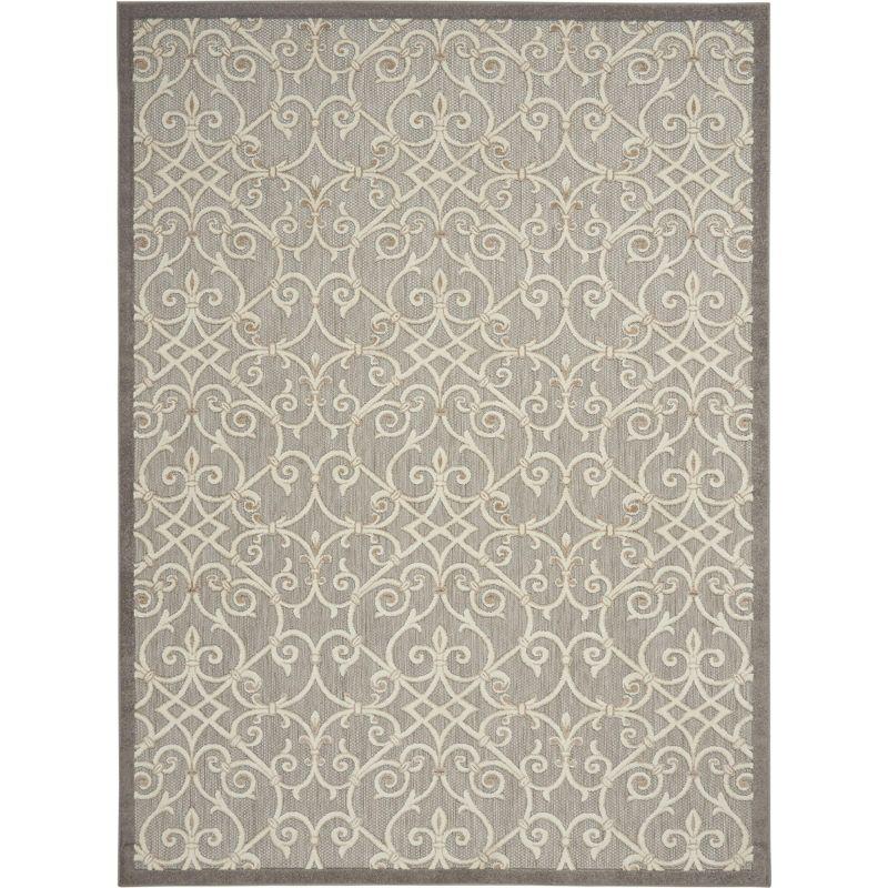 Nourison Aloha Contemporary Scroll Outdoor Rug