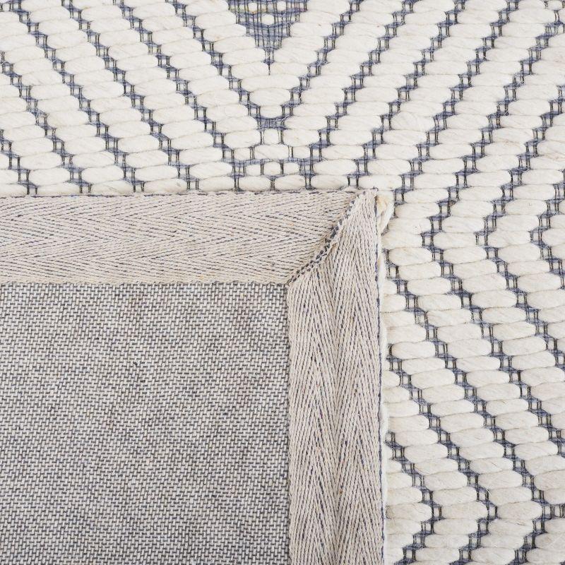 Marbella MRB426 Hand Woven Indoor Accent Rug - Ivory/Grey - 3'x5' - Safavieh