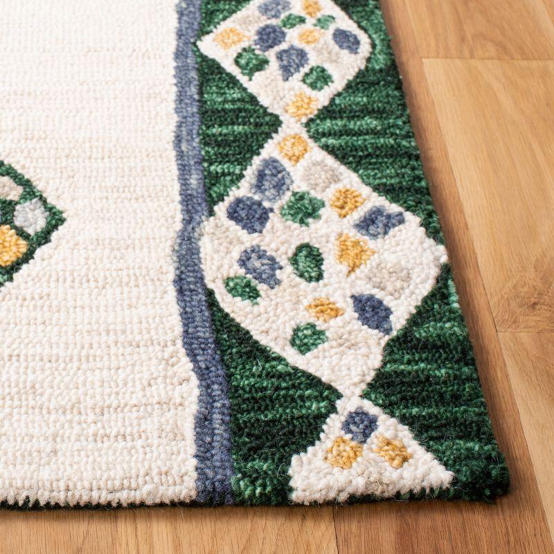 Aspen APN702 Hand Tufted Area Rug - Green/Ivory - 7'x7' - Safavieh.