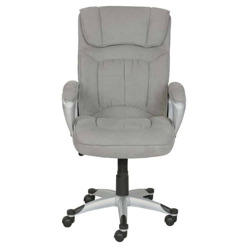 Serta Hannah Executive Ergonomic Office Chair with Lumbar Support and Pillowed Headrest