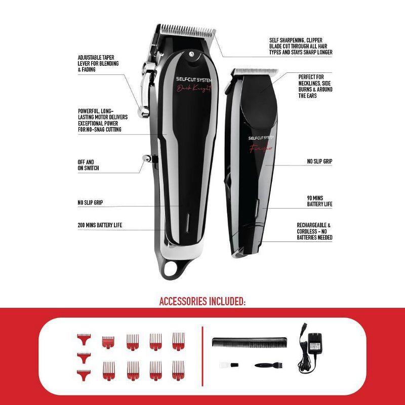 Self-Cut System Combo Clipper and Trimmer Set