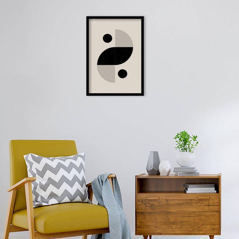 18" x 25" Bab No 3 by The Miuus Studio Wood Framed Wall Art Print - Amanti Art: Modern Acrylic Lithograph, Vertical Layout