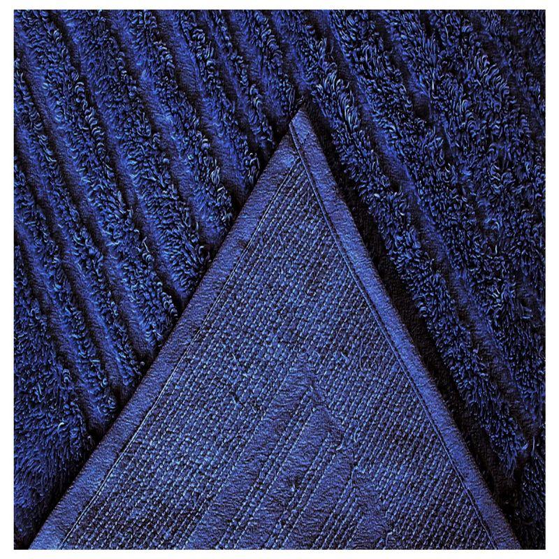 King Ashton Collection 100% Cotton Tufted Unique Luxurious Medallion Design Bedspread Navy - Better Trends
