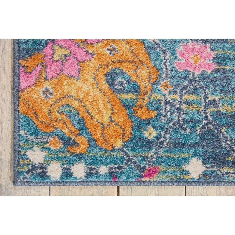 Nourison Passion Bohemian Indoor Rug Denim 3'9" x 5'9"