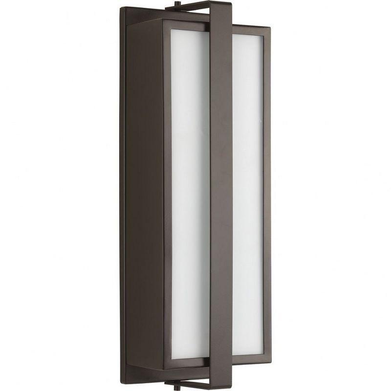 Progress Lighting Diverge 2-Light Outdoor Wall Light, Architectural Bronze, Aluminum, Shade Included