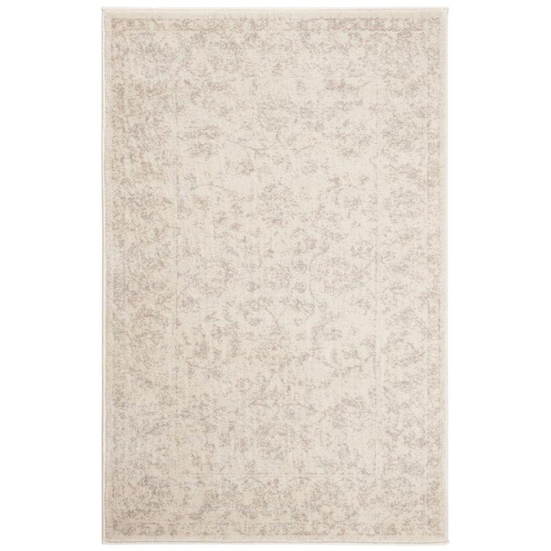 Carnegie CNG621 Power Loomed Accent Rug - Cream/Light Grey - 3'x5' - Safavieh.
