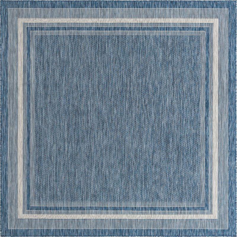 Unique Loom Outdoor Border Soft Border Border Woven Area Rug