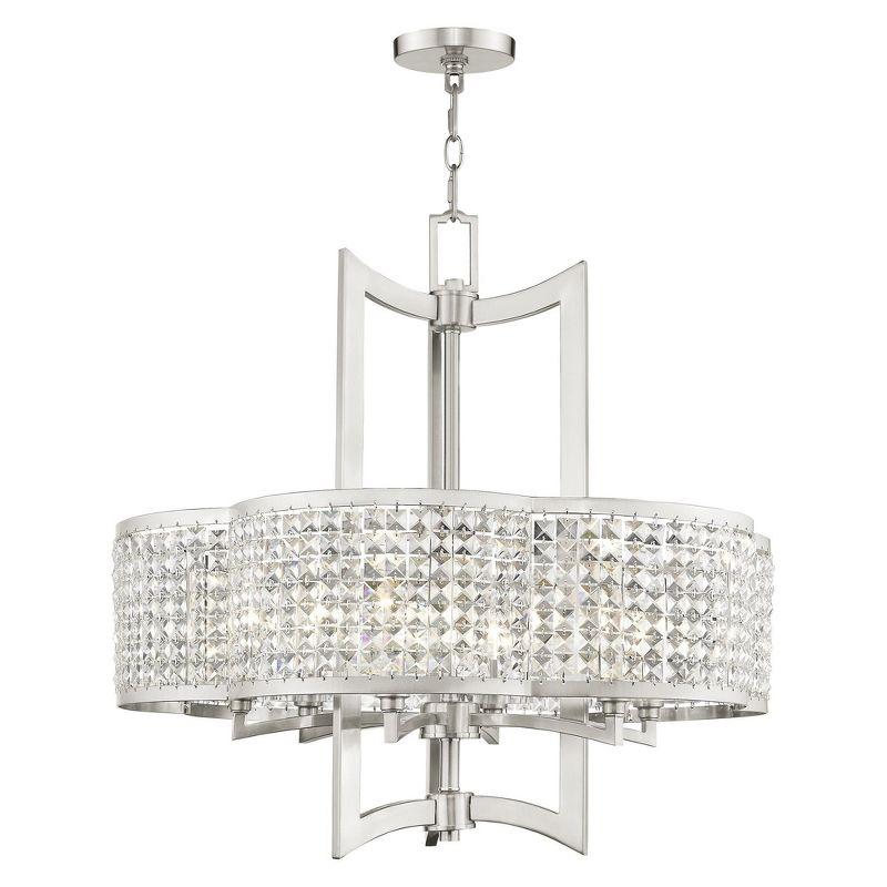 Livex Lighting Grammercy 6 - Light Chandelier in  Brushed Nickel