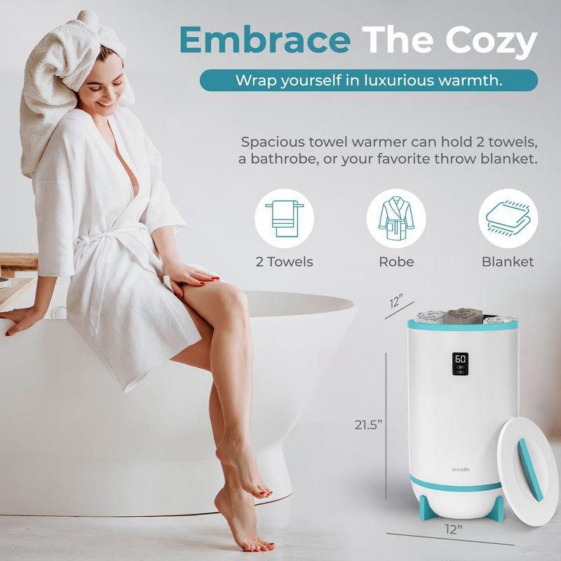 SereneLife Single Touch Electric Towel Warmer