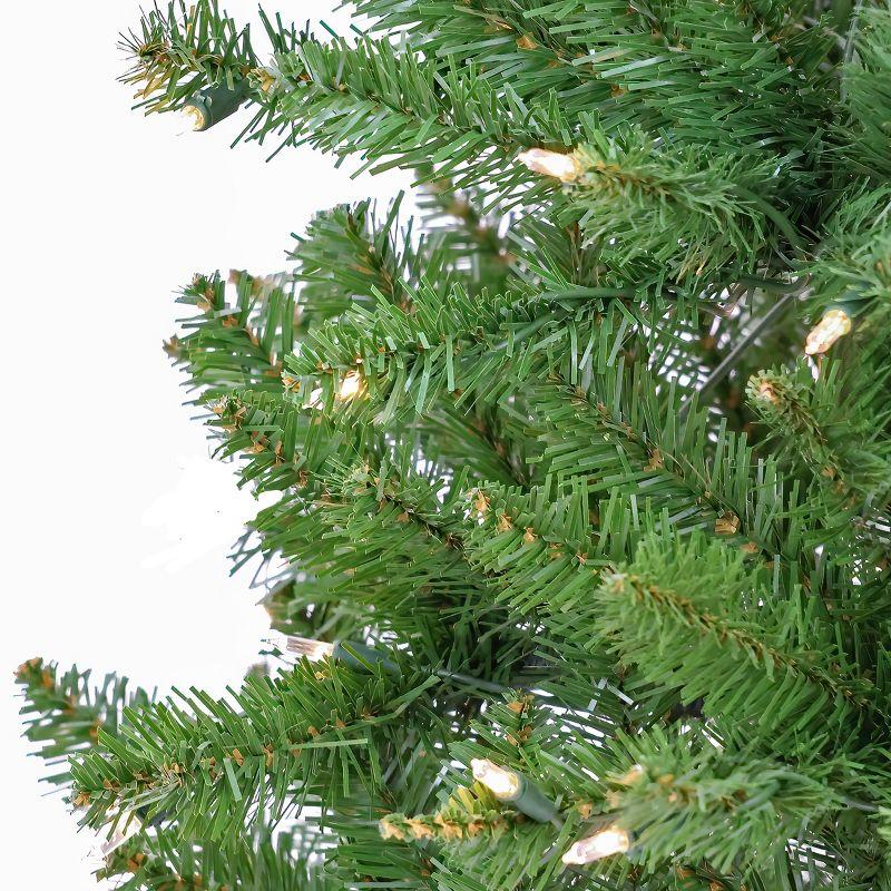 Pencil Slim Kingswood Fir Artificial Christmas Tree Clear Lights - National Tree Company