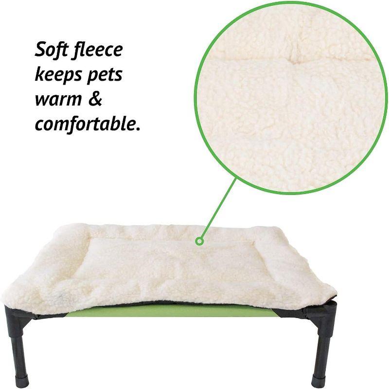 Tucker Murphy Pet™ Fleece Dog Bed Topper for Dog Cot Bed