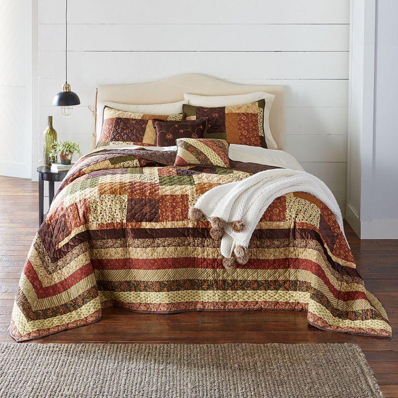 BrylaneHome Autumn Fall Harvest Salem Bedspread Bedding Collection