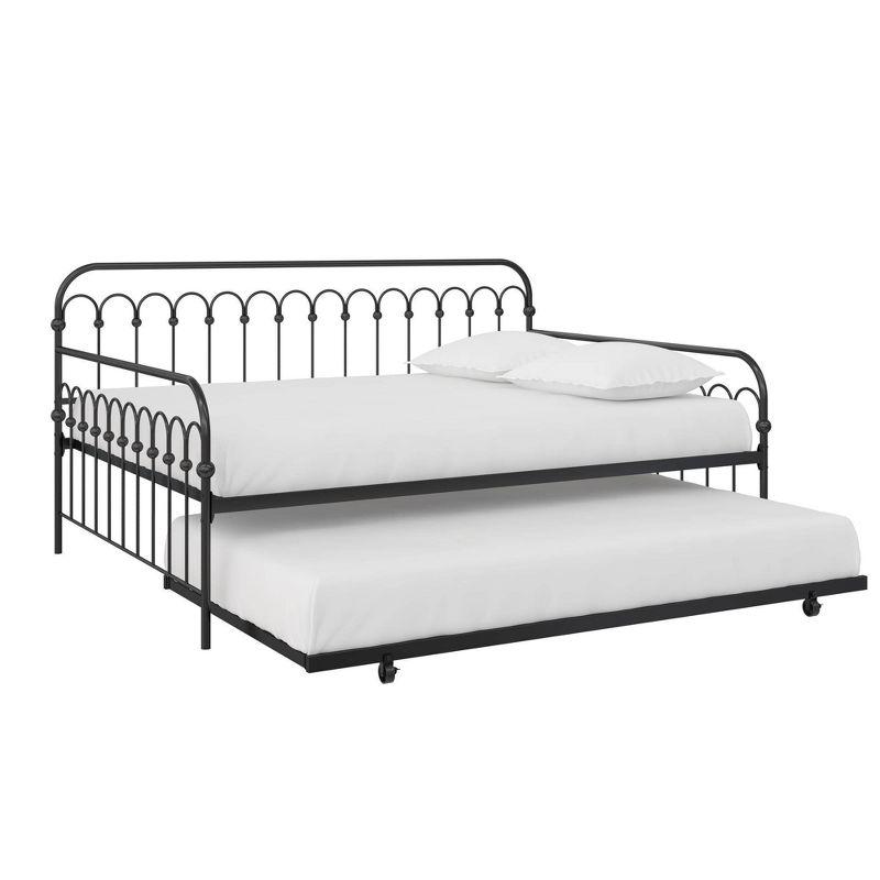 Bright Pop Metal Daybed with Trundle