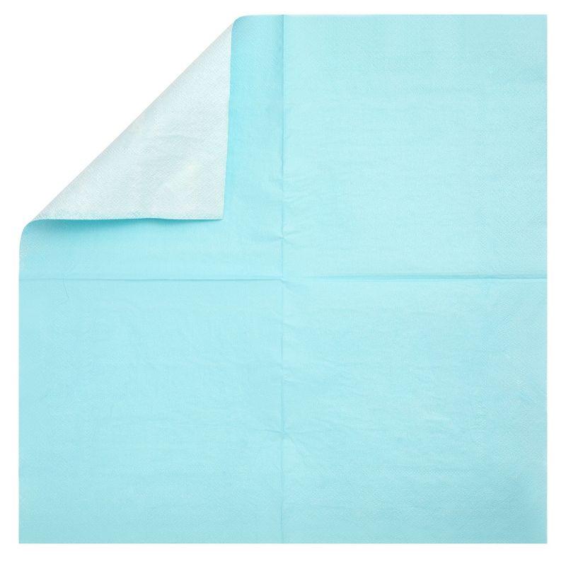 Juvale 72-Piece Light Blue Party Supplies, Paper Plates, Cups & Napkins for Baby Shower, Gender Reveal, Graduation, Serves 24