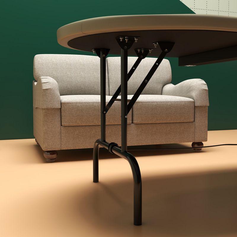 Soozier Foldable Poker Table with Cup Holders, 70" Octagon Blackjack Texas Holdem Game Table, Blue