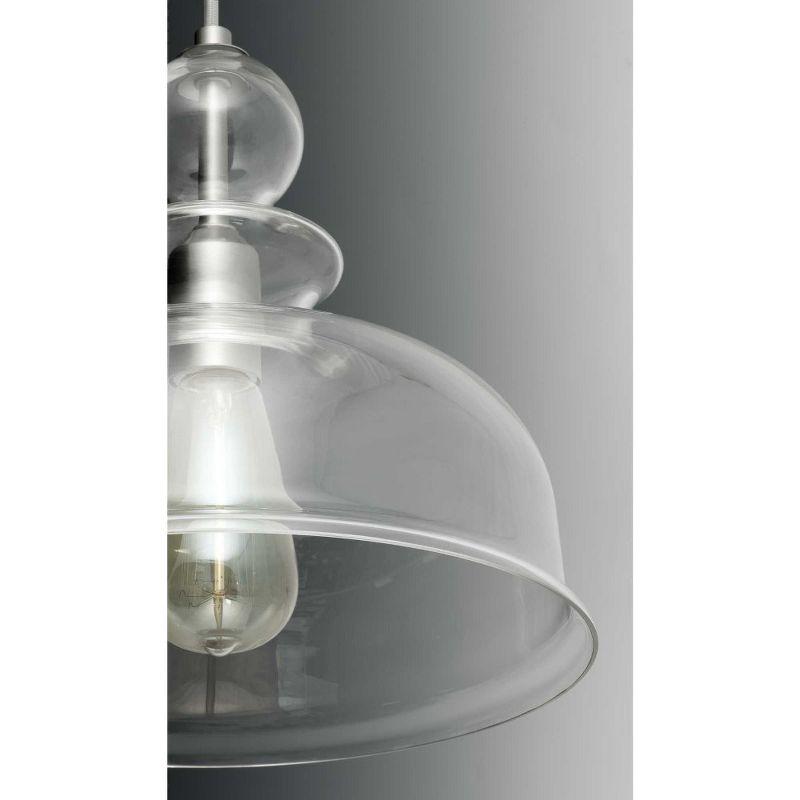 Progress Lighting Staunton 1-Light Wall Sconce, Antique Bronze, Clear Glass