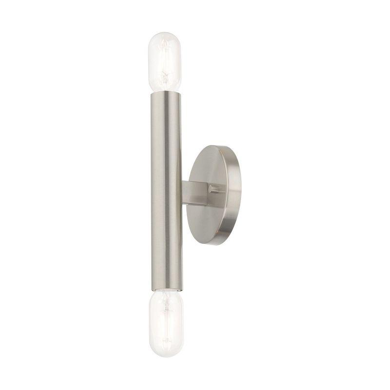 Livex Lighting Copenhagen 2 - Light Wall Light in  Brushed Nickel