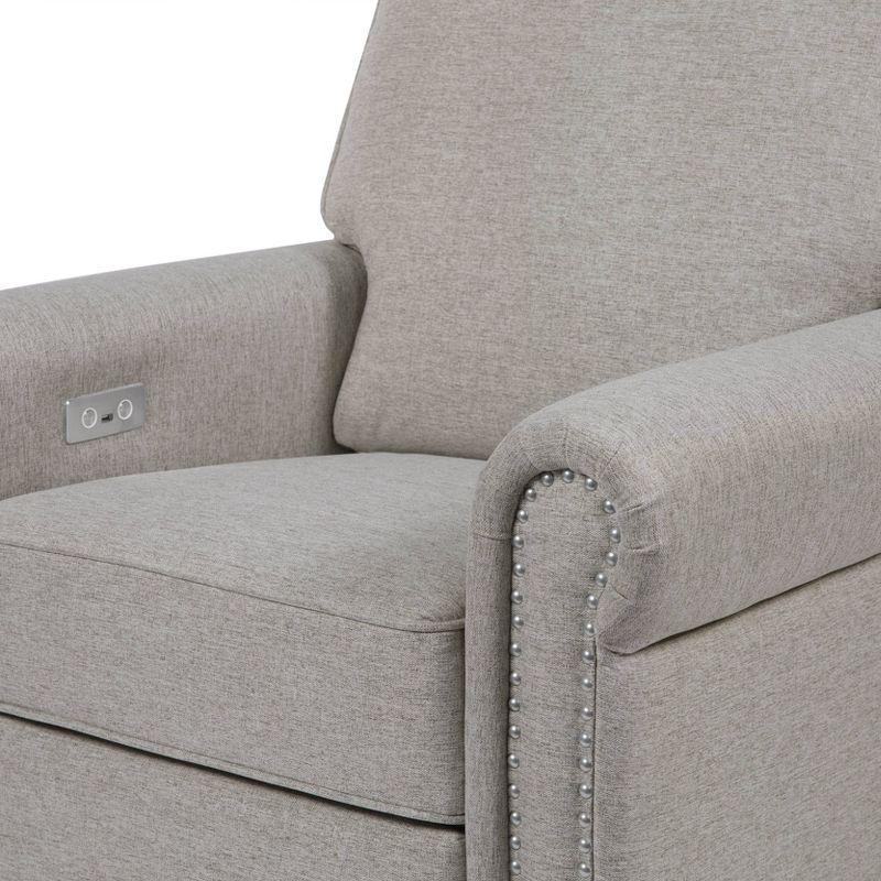 Linden Electronic Recliner and Swivel Glider in Eco-Performance Fabric with USB port