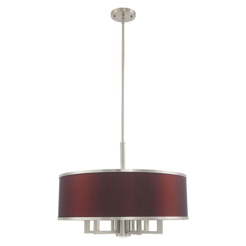 Livex Lighting Park Ridge 6 - Light Chandelier in  Brushed Nickel