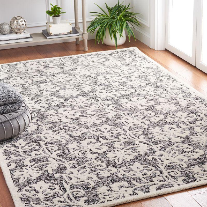 Martha Stewart Rugs Msr Metro Martha Stewart Hand Tufted Wool Pile Floral Rug