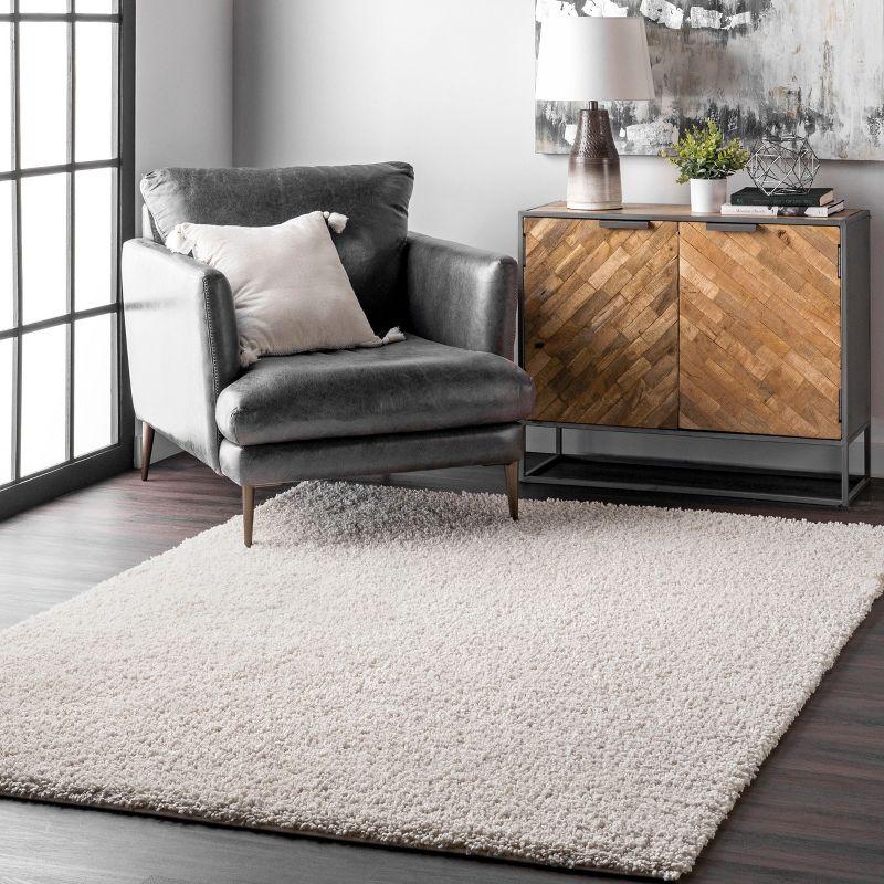 Nuloom Clare Solid Shag Indoor Area Rug