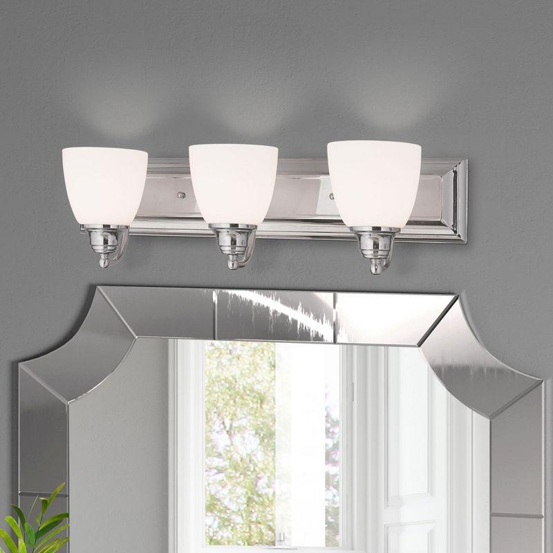 Livex Lighting Springfield 3 - Light Vanity in  Polished Chrome