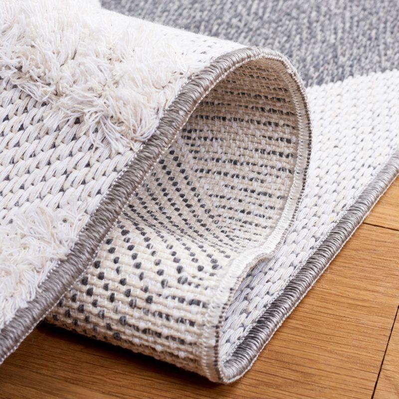 Augustine AGT722 Power Loomed Area Rug - Ivory/Gray - 5'x7'7" - Safavieh.