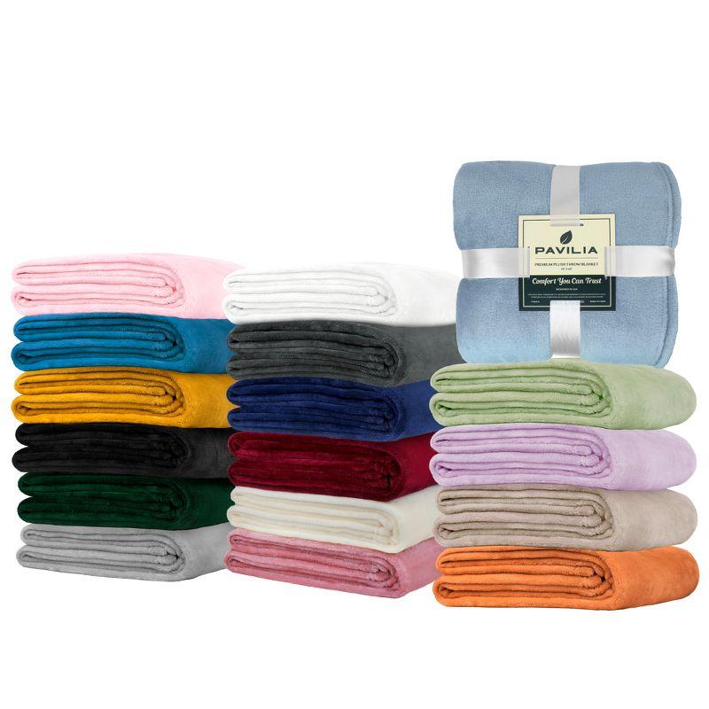 Pavilia Hand Woven Throw Blanket