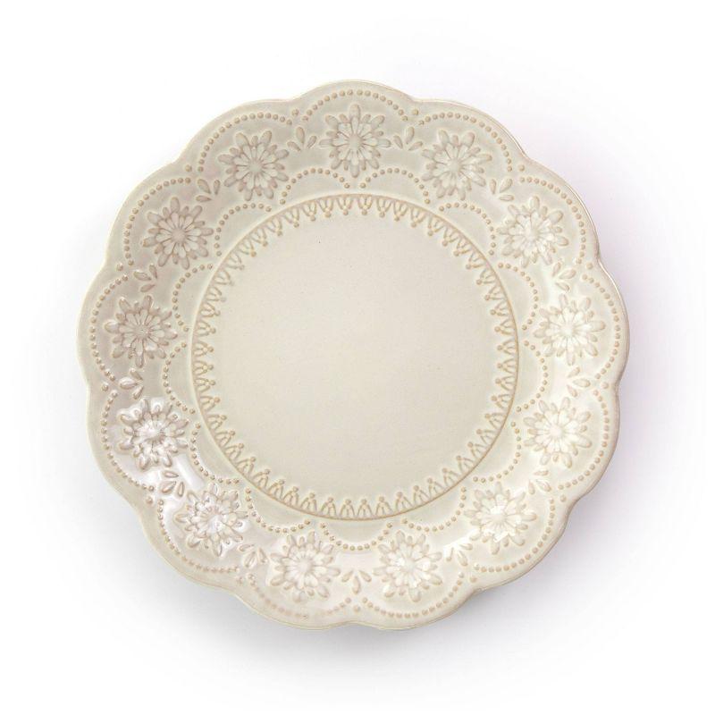 Elama 16 Piece Stoneware Dinnerware Set - Service for 4