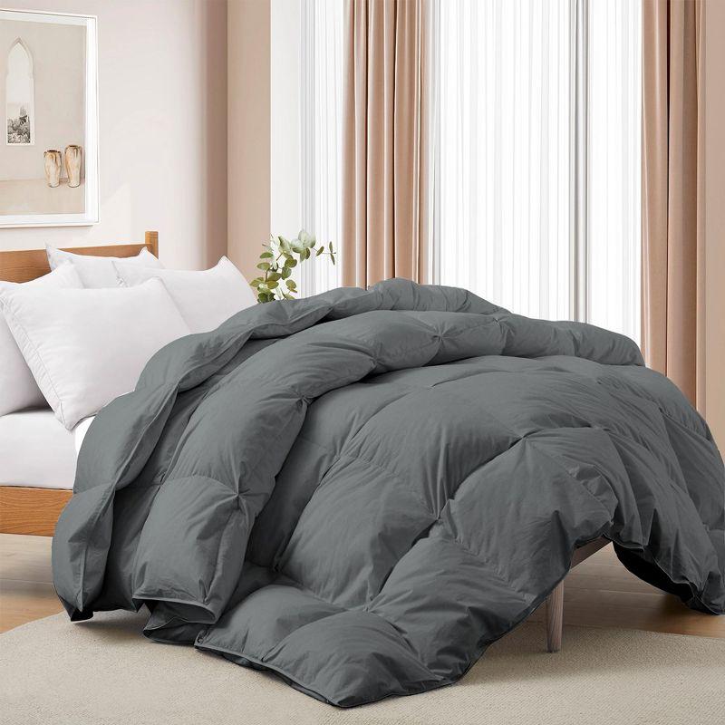 Peace Nest All Season White Goose Down Comforter