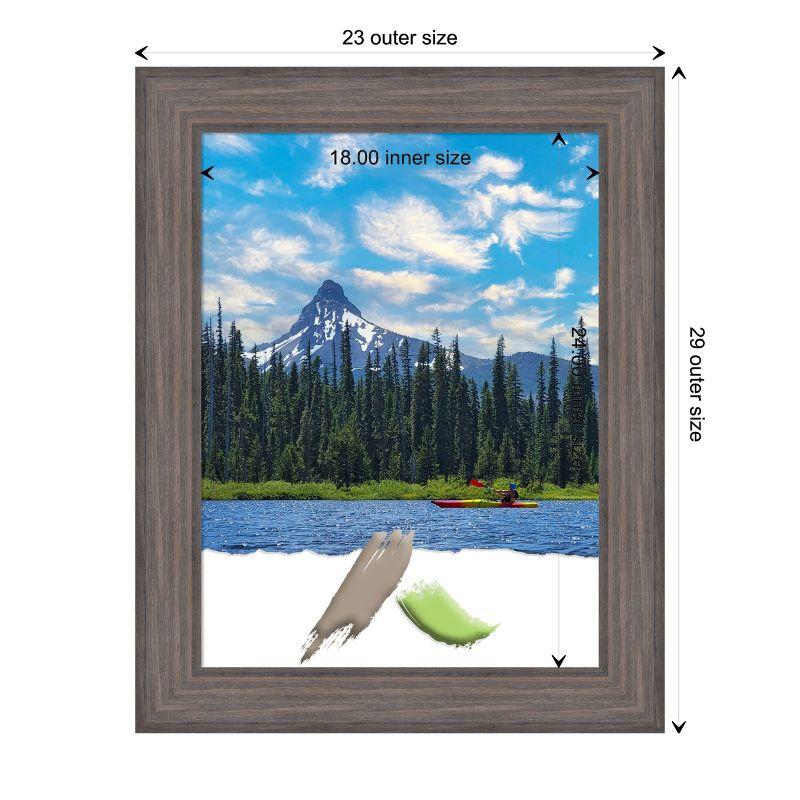 Amanti Art Country Barnwood Wood Picture Frame Opening Size 18x24 in.