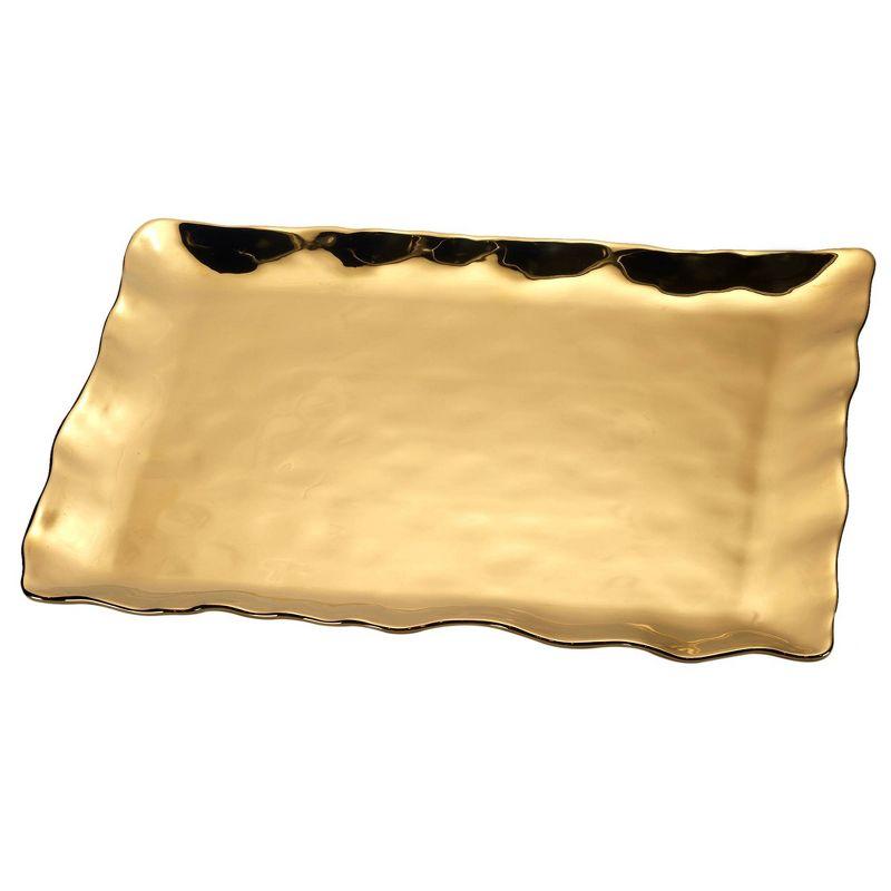 Certified International Gold Coast Rectangular Platter