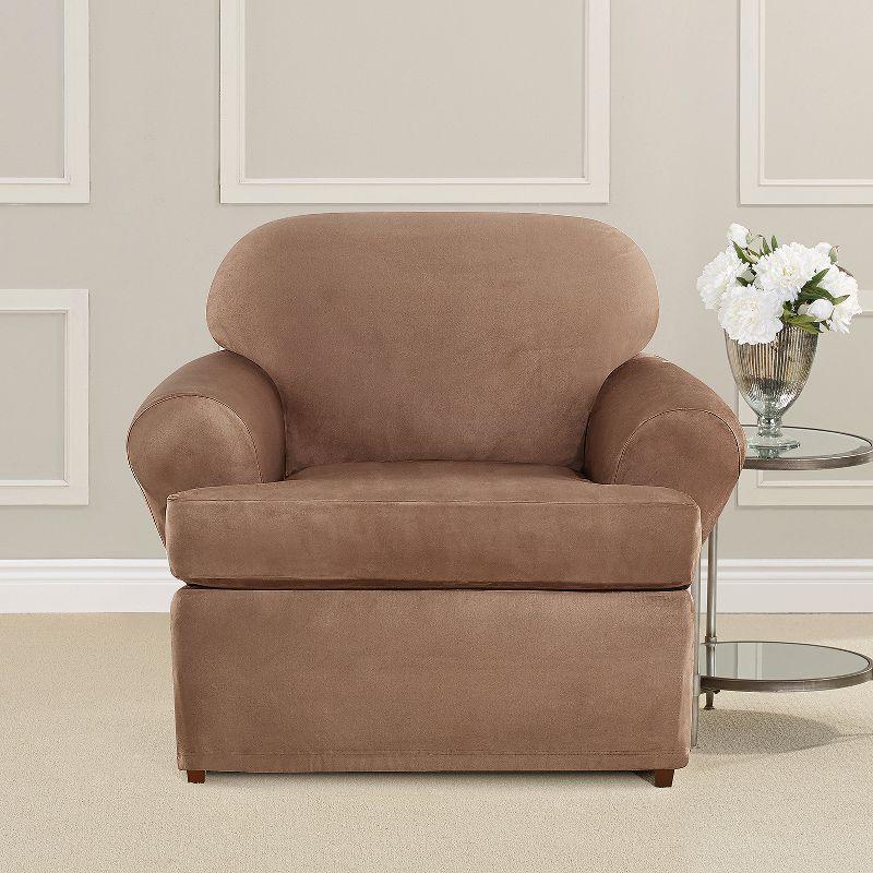 Sure Fit T-Cushion Armchair Slipcover