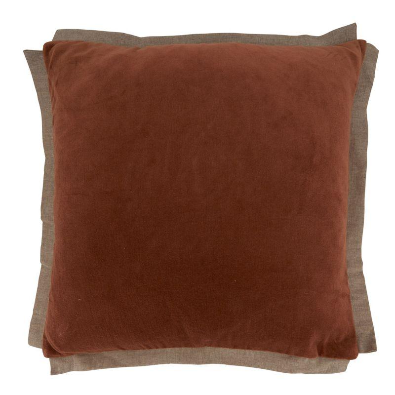 Saro Winifred Collection Cotton Pillow Cover