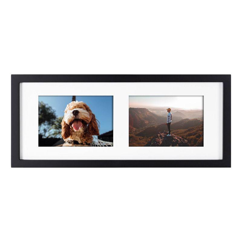 5pc Gallery Frame Box Set Black - Kate & Laurel All Things Decor: Dynamic Wall Display, MDF Construction, Versatile Layouts