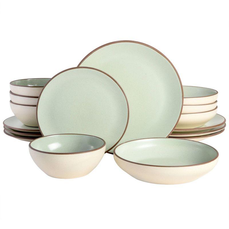 Gibson Elite Contempo 16 Piece Dinnerware Set, Service for 4