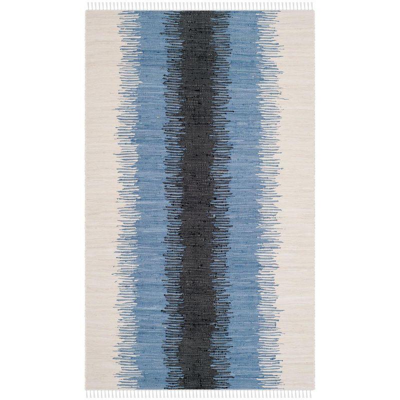 Montauk MTK710 Hand Woven Indoor Area Rug - Grey/Black - 6'x9' - Safavieh.