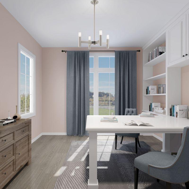 Livex Lighting Copenhagen 4 - Light Chandelier in  Brushed Nickel