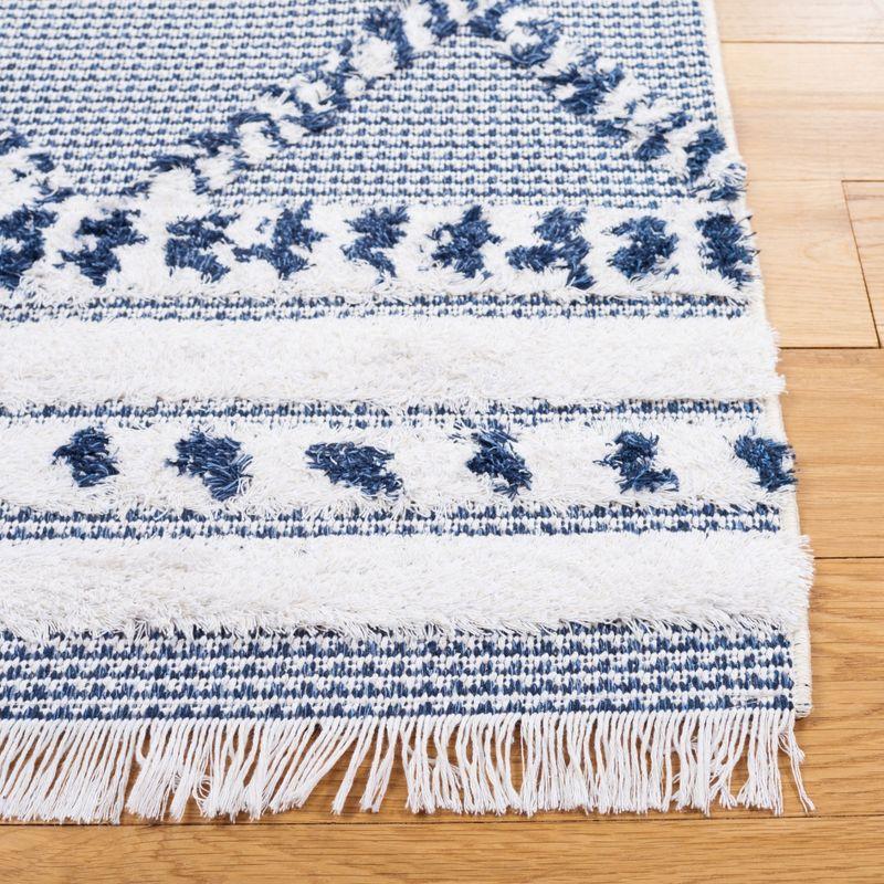 Augustine AGT714 Machine Made Indoor Area Rug - Navy/Ivory - 8'x10' - Safavieh