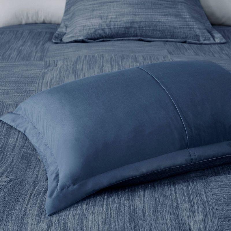 Madison Park Walter 7 Piece Printed Weave Seersucker Comforter Set