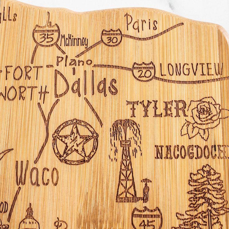 Totally Bamboo Destination Texas Cutting Board